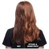 imageghd Duet Style Power Couple  Duet 2in1 Hot Air Hair Styler Black and Sleek Talker Wet to Sleek Hair Styling OilBlack