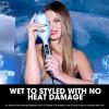 imageghd Duet Style Power Couple  Duet 2in1 Hot Air Hair Styler Black and Sleek Talker Wet to Sleek Hair Styling OilIcy Blue