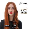 imageghd Max Styler  2quot Flat Iron Hair Straightener  Professional Wide Ceramic Plates Hair Styling Tool for Long Thick and Curly HairBlack