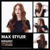 imageghd Max Styler  2quot Flat Iron Hair Straightener  Professional Wide Ceramic Plates Hair Styling Tool for Long Thick and Curly HairBlack