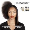 imageghd Platinum Styler  1quot Flat Iron Hair Straightener Professional Ceramic Hair Styling Tool for Stronger Hair More Shine ampamp More Color ProtectionWhite