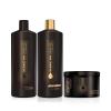 imageSebastian Professional Dark Oil Lightweight Hair Care 338 fl oz  Mask 169 oz  Infused with Jojoba ampamp Argan Oil for Soft Smooth Hair Bundle Liter Set