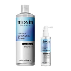 imageNioxin Hair Fall Defense Shampoo  Activates Hair Follicles for Visibly Less Hair Loss  338 Fl Oz  Nioxin Hair Fall Defense Intensive Daily LeaveIn Hair Treatment  23 Fl oz