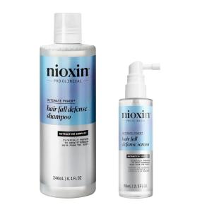 imageNioxin Hair Fall Defense Shampoo  Activates Hair Follicles for Visibly Less Hair Loss  81 Fl Oz  Nioxin Hair Fall Defense Intensive Daily LeaveIn Hair Treatment  23 Fl oz