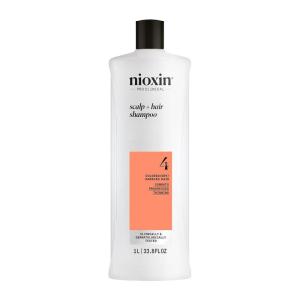 imageNioxin System 4 Scalp  Hair Thickening Shampoo For Colored Dry ampamp Damaged Hair with Progressed Thinning Maintain Vibrant Color Nourish ampamp Boost Hair Density with Niacinamide ampamp BiotinShampoo