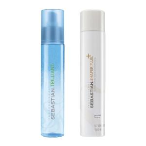 imageSebastian Grunge Waves Cocktail Set Trilliant Thermal Protection and ShimmerComplex Spray 507 fl oz Shaper Plus 55 Extra Hold Styling Hairspray 106 oz