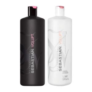 imageSebastian Professional Volupt Shampoo ampamp Conditioner 338 oz Volume Boosting For Fine Natural or Colored Hair Bundle Liter Set