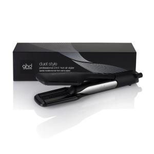 imageghd Duet Style Power Couple  Duet 2in1 Hot Air Hair Styler Black and Sleek Talker Wet to Sleek Hair Styling OilBlack