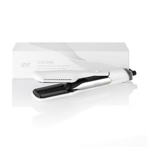 imageghd Duet Style Power Couple  Duet 2in1 Hot Air Hair Styler Black and Sleek Talker Wet to Sleek Hair Styling OilWhite
