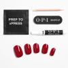 imageBundle of OPI xPressOn Press On Nails With Nail Glue Short Red Nails Big Apple Red  OPI ProSpa Nail and Cuticle Oil 05 fl oz