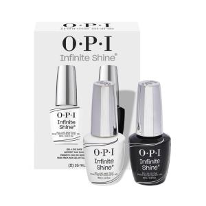 imageOPI Infinite Shine Long Wear Nail Polish  Clear Gel Like Nail Polish Base Coat ampamp Top Coat  Vegan Long Lasting Protects Nails2PC Base  Top Coat Duo Pack