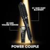imageghd Duet  2in1 Flat Iron Hair Straightener  Hair Dryer  Hot Air Styler to Transform Hair from Wet to Dry  Hair Straighteners and Hair Dryer in One Tool with No Heat Damage 2X More ShineBlack