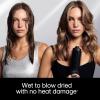 imageghd Duet  2in1 Flat Iron Hair Straightener  Hair Dryer  Hot Air Styler to Transform Hair from Wet to Dry  Hair Straighteners and Hair Dryer in One Tool with No Heat Damage 2X More ShineWhite