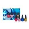 imageOPI Nail Lacquer Nail Polish  Opaque Multicolor Metallic Chip Resistant Nail Polish  Metallic Mega Mix Collection4PC MiniPack