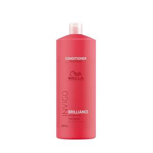 imageWella Professionals Invigo Brilliance Conditioner  For Coarse Colored Hair Color Protecting ampamp Color Vibrancy Conditioner 84 Fl Oz338 Fl Oz Pack of 1