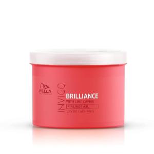 imageWella Professionals Invigo Brilliance Hair Mask for FineNormal Colored Hair Conditioning Treatment Color Vibrancy Mask169 Fl Oz Pack of 1