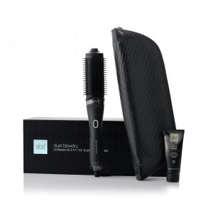 imageghd Duet  2in1 Flat Iron Hair Straightener  Hair Dryer  Hot Air Styler to Transform Hair from Wet to Dry  Hair Straighteners and Hair Dryer in One Tool with No Heat Damage 2X More ShineBlack Festive Set