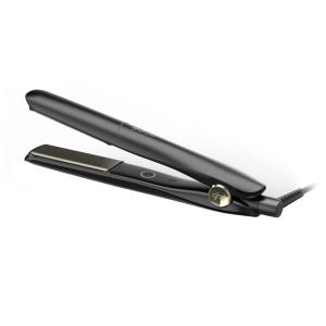 imageghd Gold  1quot Flat Iron Hair Straightener  Professional Ceramic Hair Straightening Styling Tool for Stronger Hair ampamp More Color ProtectionBlack