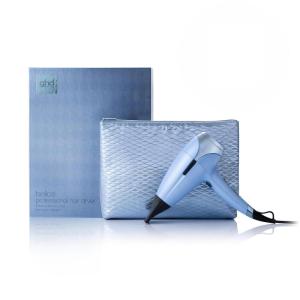 imageghd Helios ampamp Flight Travel Size Hair Dryers  Professional Blow Dryer  SalonWorthy Blowout with Ultra Powerful Airflow  Longer Life  Brushless MotorIcy Blue