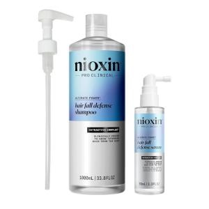 imageNioxin Hair Fall Defense Kit Duo Sets  The Power of Two Shampoo for Hair Fall ampamp Intensive Daily LeaveIn Hair Treatment for Thinning Hair361 Fl Oz Pack of 1