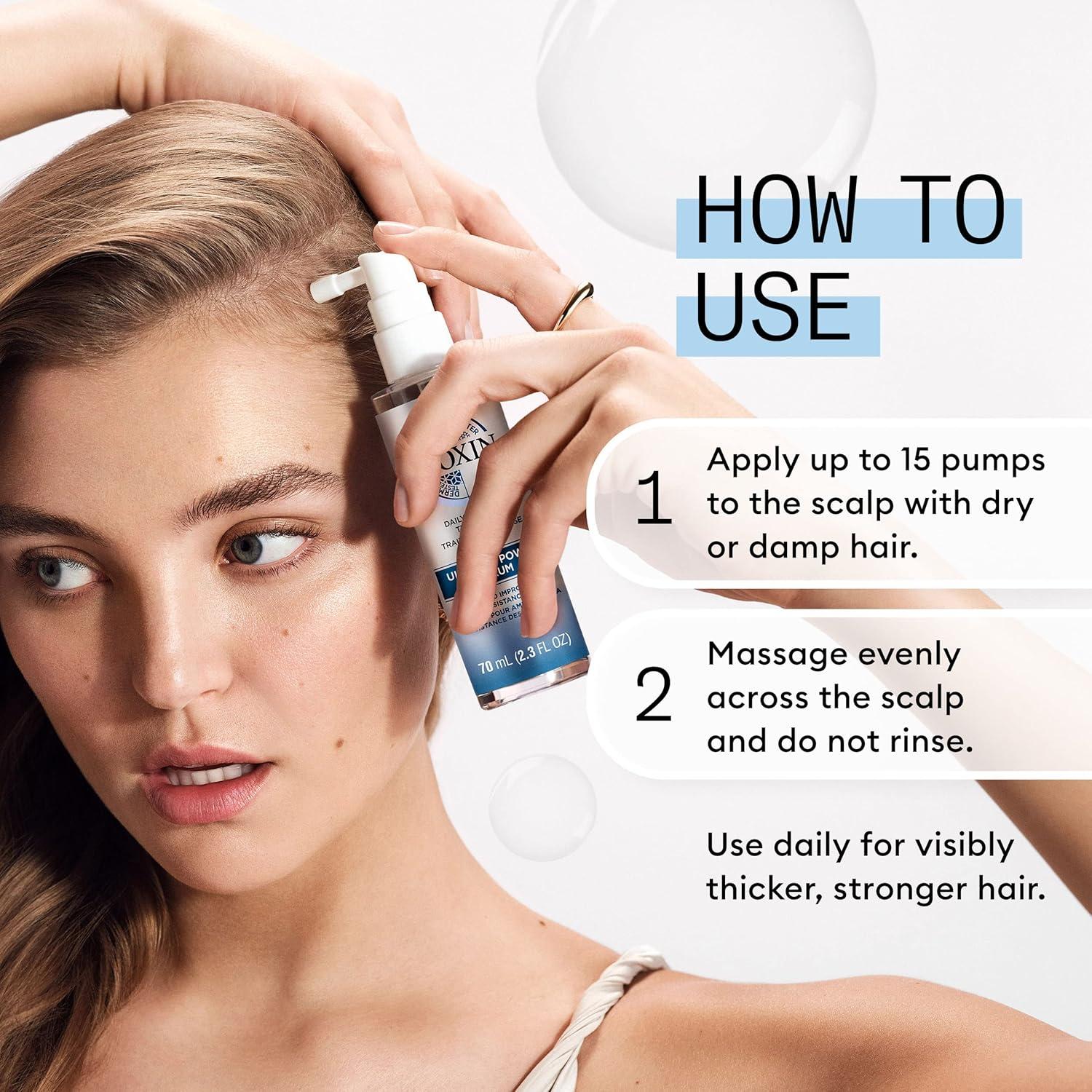 imageNioxin System Kit 4 Cleanse Condition and Treat the Scalp for Thicker and Stronger Hair for All Hair Thinning Types Full Size Kit  Ultimate Power Serum Anti Hair Loss LeaveIn Hair Treatment
