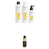 imageNioxin Scalp  Hair Thickening System 1  Hair Thickening System for Natural Hair with Light Thinning Full Size  3 Month Supply  Sebastian Professional Dark Oil Lightweight Hair Styling Oil Trial