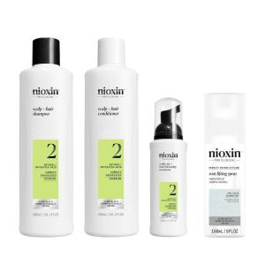 imageNioxin Scalp  Hair Thickening System Kits ampamp Root Lifting Styling Spray Bundle  For Thicker Fuller Hair  Strengthen Boost Hair Density Add Volume with Strong Hold  3 Month SupplySystem 2 Kit
