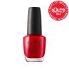 imageOPI Nail Lacquer Nail Polish  Opaque Light Red Crme Chip Resistant Nail Polish  Fast Drying Streak FreeBig Apple Red