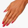 imageOPI Nail Lacquer Nail Polish  Opaque Light Red Crme Chip Resistant Nail Polish  Fast Drying Streak FreeColor So Hot It Berns
