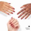 imageOPI On Point Press On Nails  Short Round Nail Art Press On Nails  24 Count With Nail Glue  Long Lasting Reusable Nondamaging  Fall 2025 ShadesBig Candy Apple Red  Bright Red with Gold Glitter Nail Art