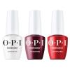 imageOPI GelColor Iconic Shades Gel Nail Polish Trio Bundle  Big Apple Red Bright Red  Alpine Snow Soft White  Malaga Wine Dark Red Crme UV Cure Gel Polish Colors