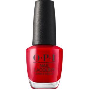 imageOPI Nail Lacquer Nail Polish  Opaque Light Red Crme Chip Resistant Nail Polish  Fast Drying Streak FreeBig Apple Red