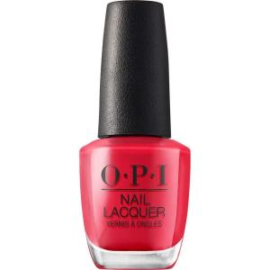 imageOPI Nail Lacquer Nail Polish  Opaque Light Red Crme Chip Resistant Nail Polish  Fast Drying Streak FreeWe Seafood and Eat It