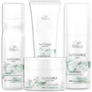 imageWella Professionals Hair Care Bundles  Shampoo Conditioner ampamp Mask Sets for Curls Blonde ampamp All Hair Types  Nourishing SulfateFree Regimens for Healthy Defined ampamp Vibrant HairNutricurls Treatment