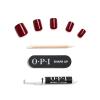 imageOPI Nail Lacquer ampamp On Point PressOn Nails OntheGo Travel Bundle  Matching Polish and PressOn Nail Sets for SalonQuality ChipResistant LongLasting Instant ampamp Classic ManicuresSquoval Red
