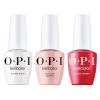 imageOPI GelColor Iconic Shades Gel Nail Polish Trio Bundle  Put It in Neutral Sheer Soft Pink  Cajun Shrimp Opaque Bright Orange  Alpine Snow Opaque Soft White Crme UV Cure Gel Nail Polish Colors