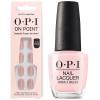 imageOPI Nail Lacquer ampamp On Point Press On Nails Put it in Neutral Bundle  Sheer Soft Short Round PressOn Nails 24 Count with Nail Glue with Matching Nail Lacquer Polish Shade