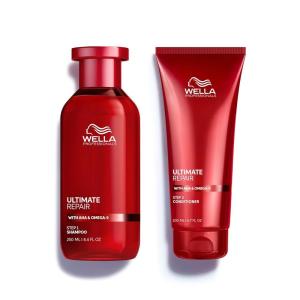 imageWella Professionals ULTIMATE REPAIR Shampoo ampamp Conditioner Bundle Set  Repairs Strengthens ampamp Moisturizes with AHA ampamp Omega9 for Damaged Hair  Deeply Nourishing  Various Sizes151 Fl Oz Pack of 1
