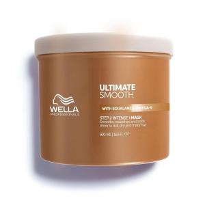 imageWella Professionals ULTIMATE SMOOTH Intense Mask with Deep Nourishment  Treatment for Dry Frizzy Hair  Smooths ampamp Adds a Silky Shine  With Squalane ampamp Omega 9  Color Safe169 Fl Oz Pack of 1