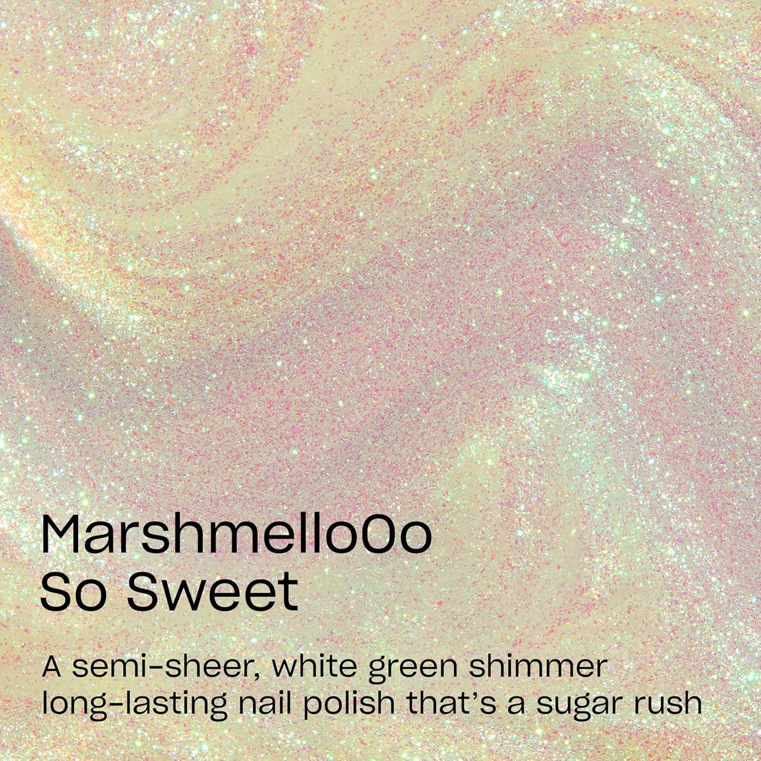 imageOPI Infinite Shine Nail Polish Colors  SemiSheer Sheer Bright Opaque ampamp Shimmer Winter Shades  Long Lasting Wear  Good Enough to Treat Collection  Holiday 2025MarshmelloOo So Sweet  SemiSheer Soft White with Pink  Green Shimmer