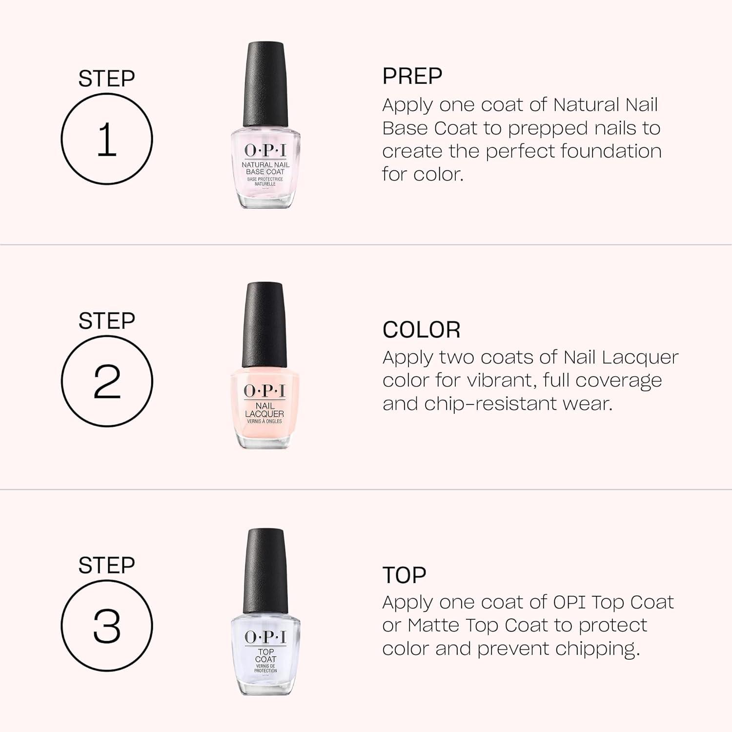 imageOPI Nail Lacquer Nail Polish  Opaque Light White ampamp Gray Shimmer Chip Resistant Nail Polish  Fast Drying Streak FreeI Cancertainly Shine