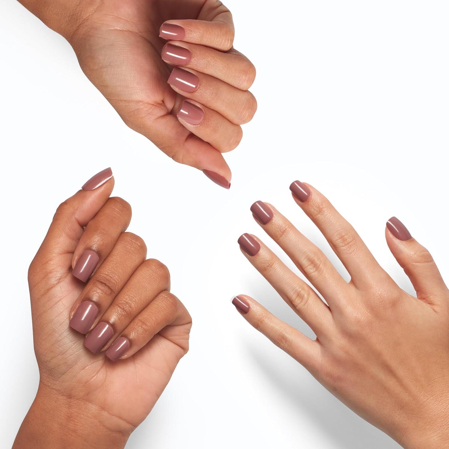 imageOPI On Point Press On Nails  Short Round Classic ampamp Accent Nail Art Press On Nails  24 Count With Nail Glue  Instant PressOn Mani  Long Lasting Reusable NondamagingTickle My Francey