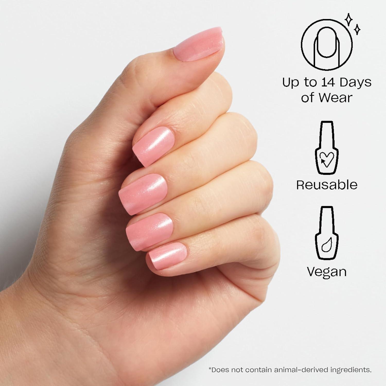 imageOPI On Point Press On Nails  Short Round Classic ampamp Accent Nail Art Press On Nails  24 Count With Nail Glue  Instant PressOn Mani  Long Lasting Reusable NondamagingPrincesses Rule