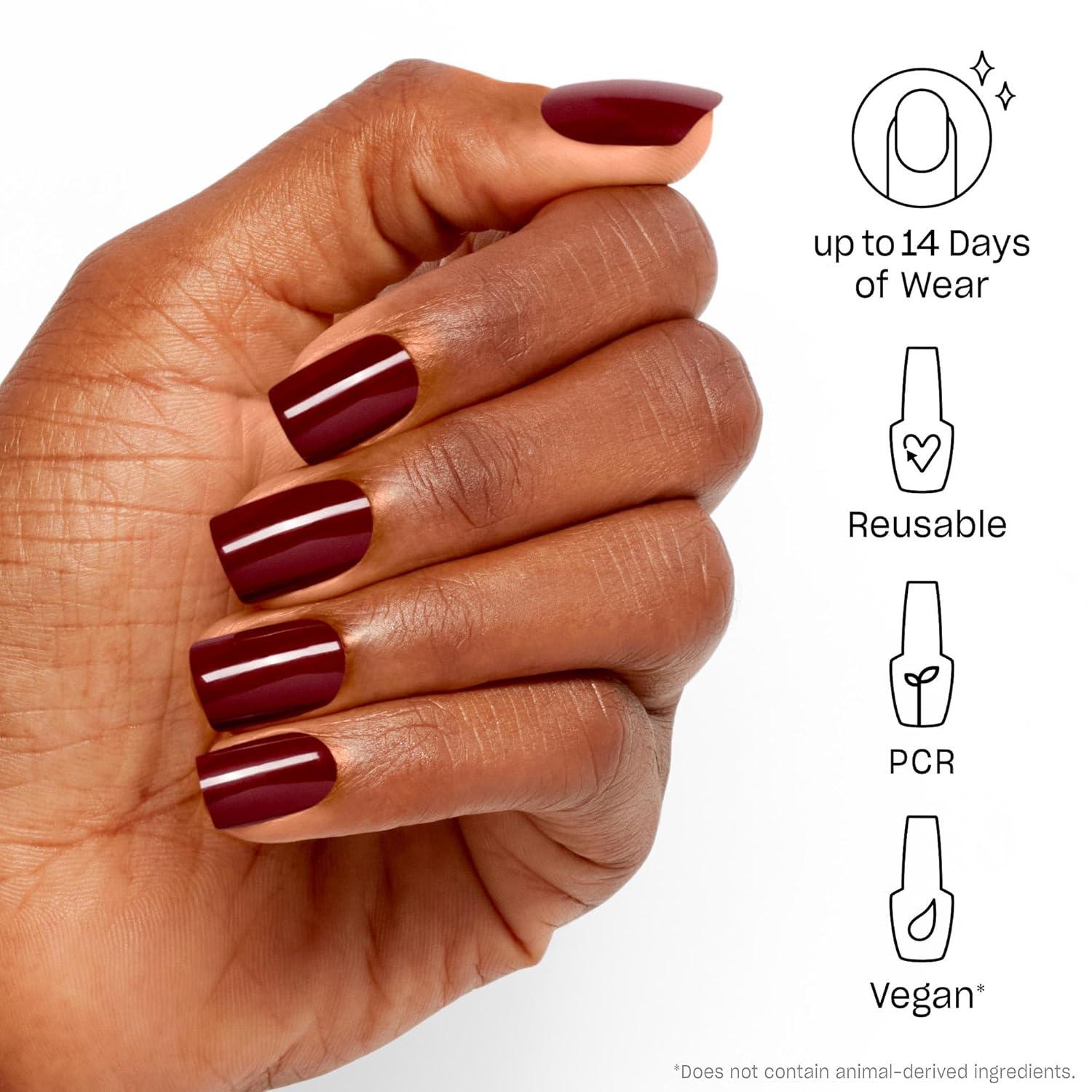 imageOPI On Point Press On Nails  Square Squoval ampamp Almond Shape Nail Art  Short to Long Length  24 Count With Nail Glue  Instant PressOn Mani  OPIm Dreaming CollectionComo se Llama