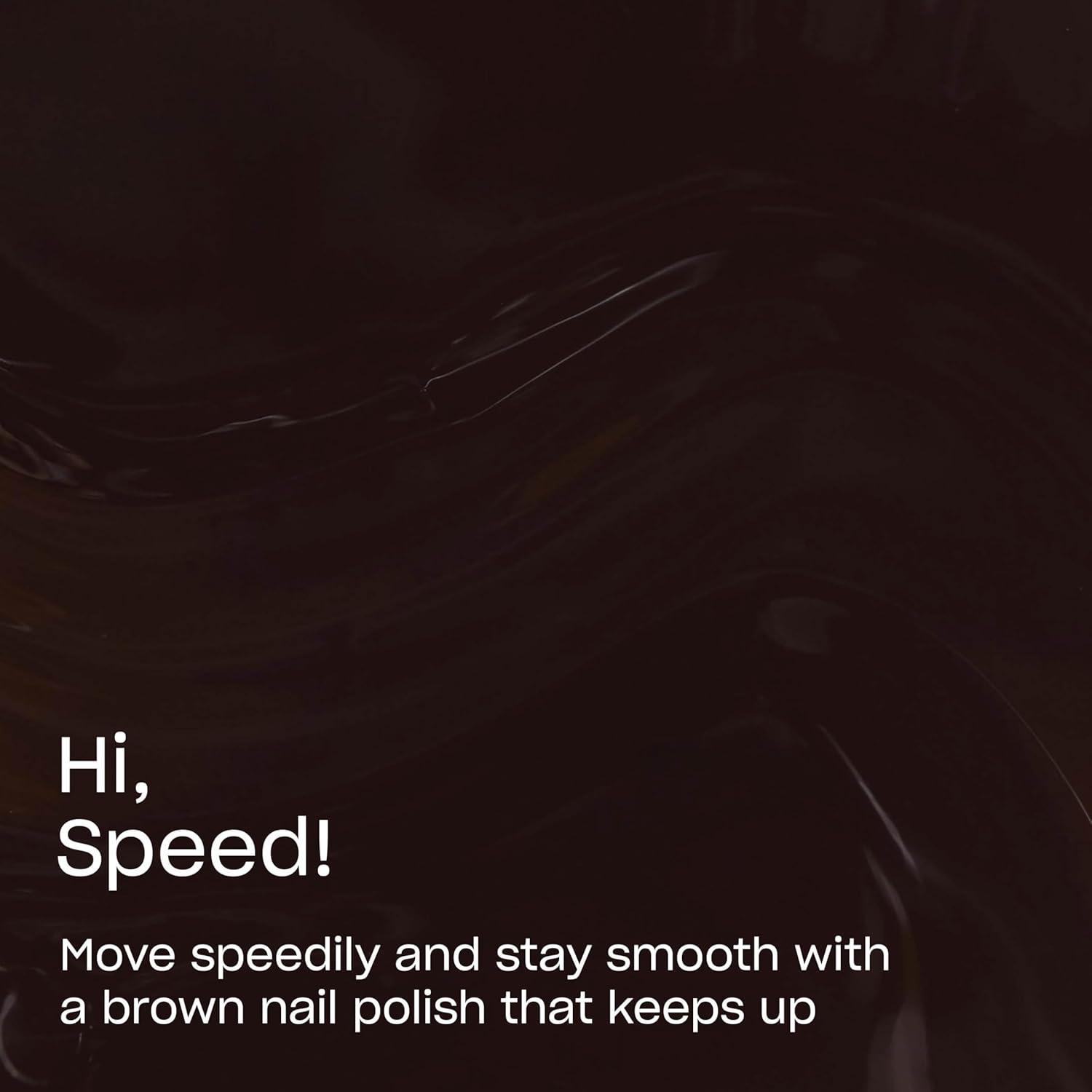 imageOPI RapiDry Quick Dry Nail Polish Colors  Opaque Crme Shimmer Shades with Clear Protective Base ampamp ShineBoosting Top Coat  Vegan Smudge Proof and Fast Drying in 60 SecondsHi  Speed deep espresso brown