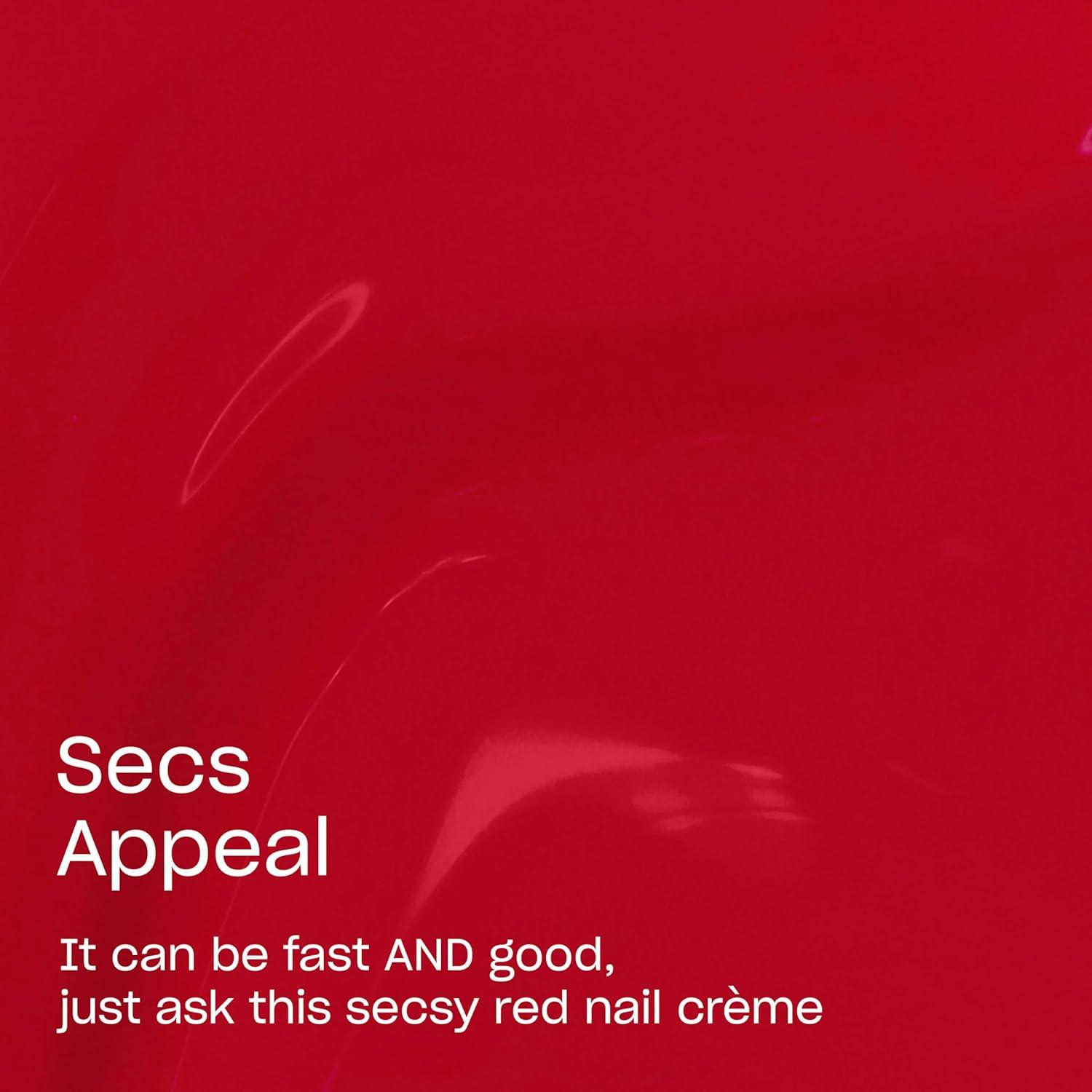 imageOPI RapiDry Quick Dry Nail Polish Colors  Opaque Crme Shimmer Shades with Clear Protective Base ampamp ShineBoosting Top Coat  Vegan Smudge Proof and Fast Drying in 60 SecondsSecs Appeal bright red crme