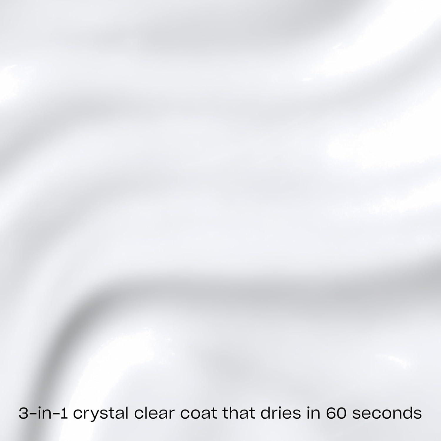 imageOPI RapiDry Quick Dry Nail Polish Colors  Opaque Crme Shimmer Shades with Clear Protective Base ampamp ShineBoosting Top Coat  Vegan Smudge Proof and Fast Drying in 60 SecondsClearly Fast quickdrying 3in1 clear coat