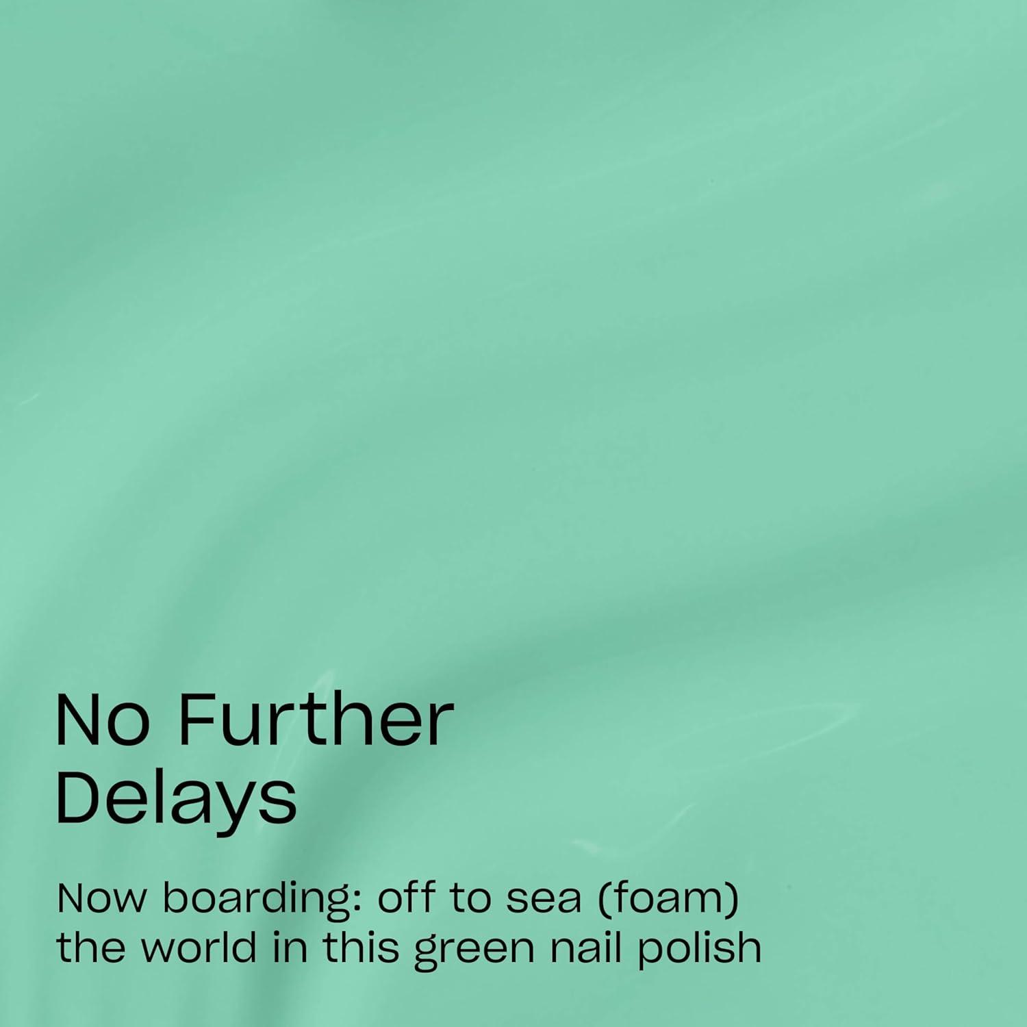 imageOPI RapiDry Quick Dry Nail Polish Colors  Opaque Crme Shimmer Shades with Clear Protective Base ampamp ShineBoosting Top Coat  Vegan Smudge Proof and Fast Drying in 60 SecondsNo Further Delays sea foam green