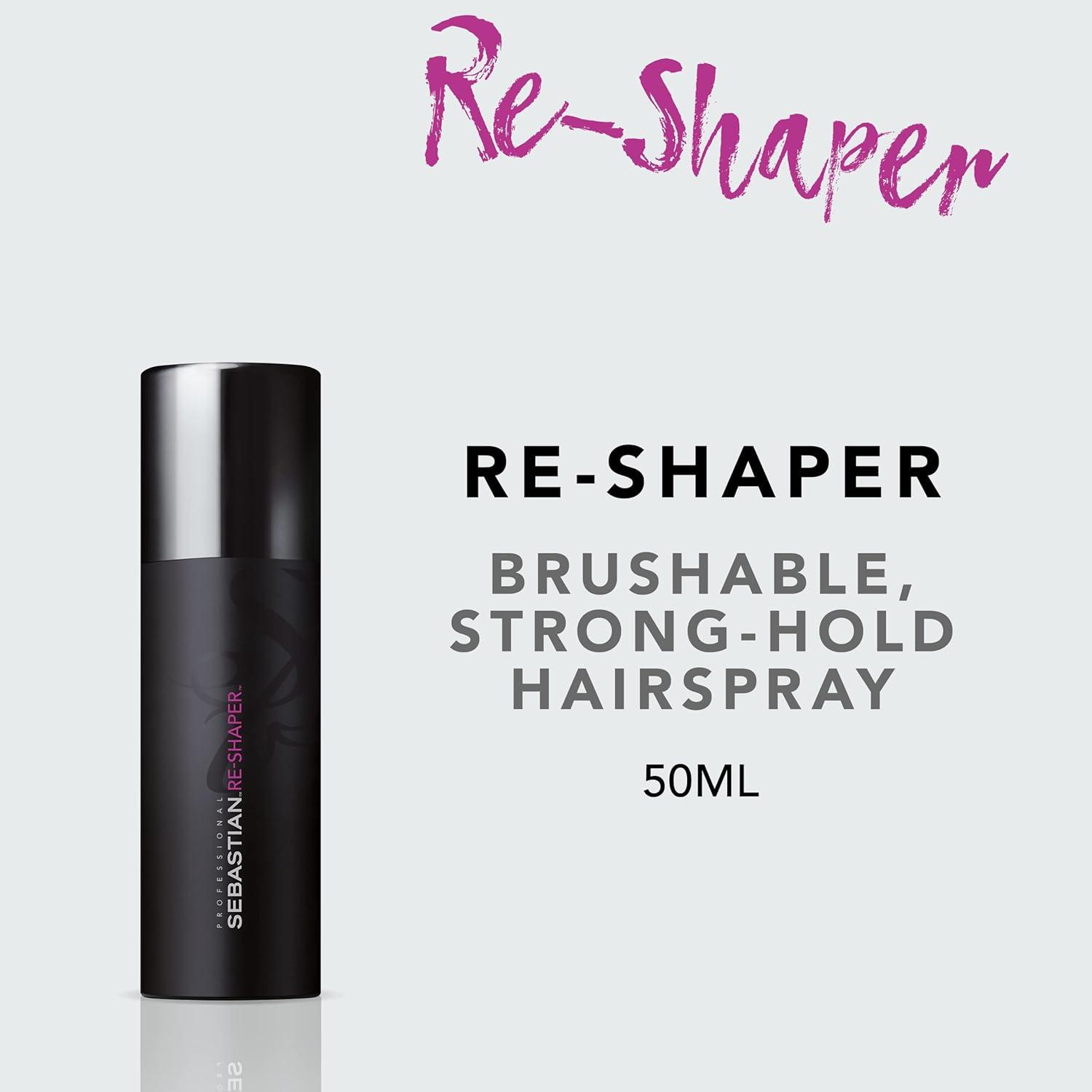 imageSebastian Professional ReShaper Hairspray  Humidity ResistantStrong Hold  Brushable Firm Styling Control  For Medium to Heavy Textures  For All Hair Types15 Ounce Pack of 1