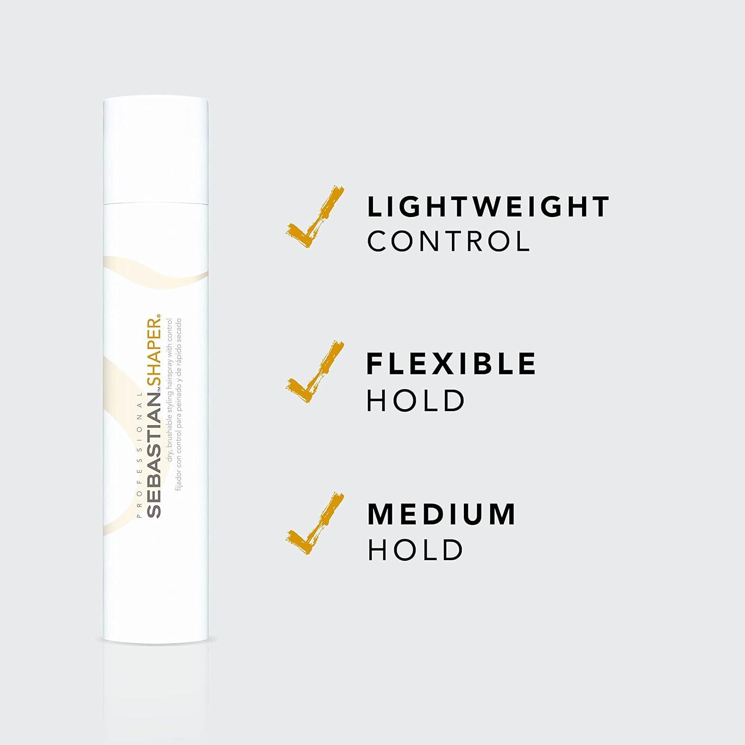 imageSebastian Professional Shaper Classic Hairspray  Flexible to Medium Hold  Brushable ampamp Versatile Styling Control  For All Hair Types106 Ounce Pack of 1